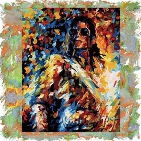 Картина раскраска по номерам - Майкл Джексон PaintBoy G135 Paintboy G135