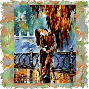 Картина раскраска по номерам - Поцелуй после дождя PaintBoy GX78 Paintboy GX7863