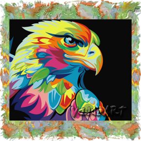 Картина раскраска по номерам - Радужный орел PaintBoy GX3527 Paintboy GX3527