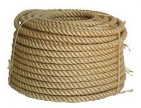 Верёвка джутовая 14 мм 50 метров